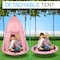 Serenelife Children's Tree Swing Tent - Indoor/Outdoor Hanging Rope Swing Hangout Kit Pink SLSWNG350PK - alternate 3